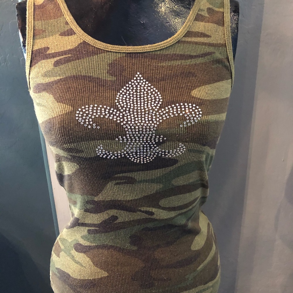 Camo tank top